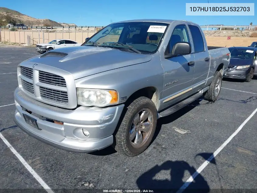 1D7HU18D25J532703 2005 Dodge Ram 1500 Slt/Laramie