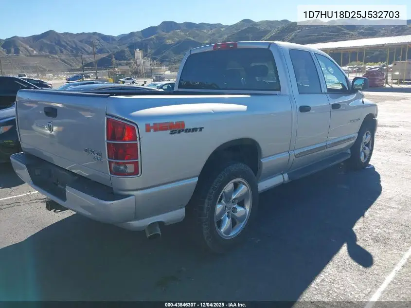 1D7HU18D25J532703 2005 Dodge Ram 1500 Slt/Laramie