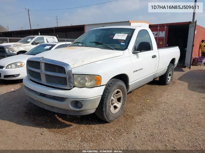 1D7HA16N85J509611 2005 Dodge Ram 1500 Slt/Laramie