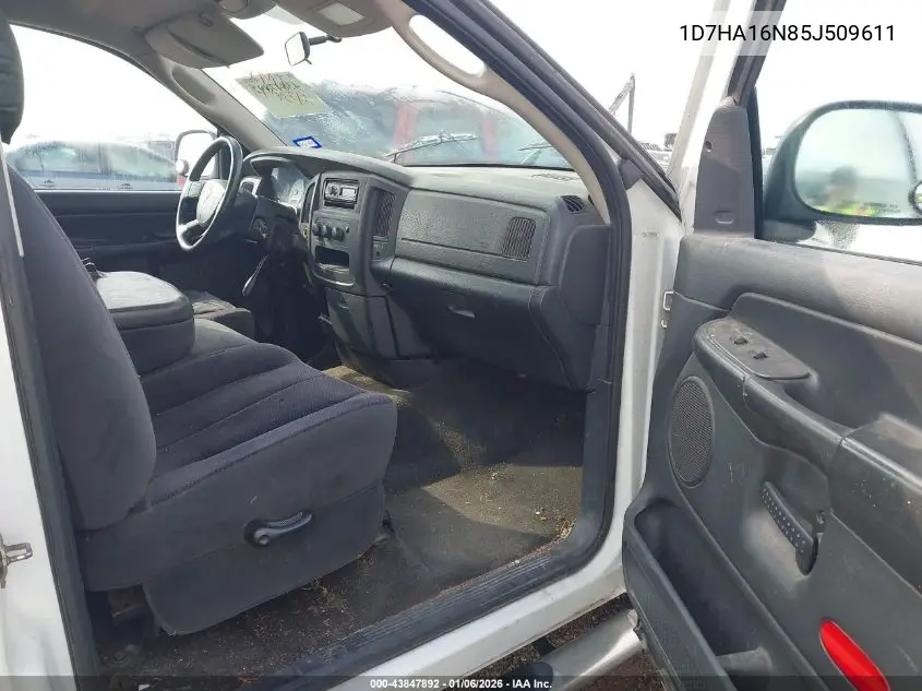 1D7HA16N85J509611 2005 Dodge Ram 1500 Slt/Laramie