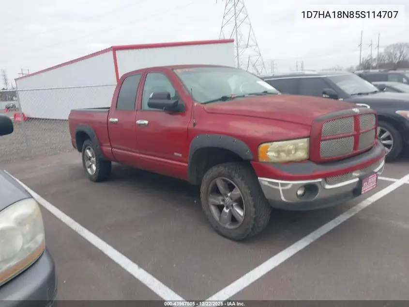 1D7HA18N85S114707 2005 Dodge Ram 1500 Slt/Laramie