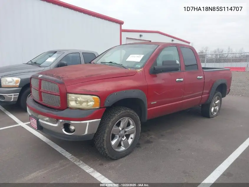 1D7HA18N85S114707 2005 Dodge Ram 1500 Slt/Laramie