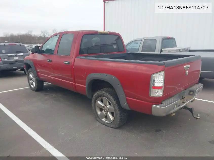 1D7HA18N85S114707 2005 Dodge Ram 1500 Slt/Laramie