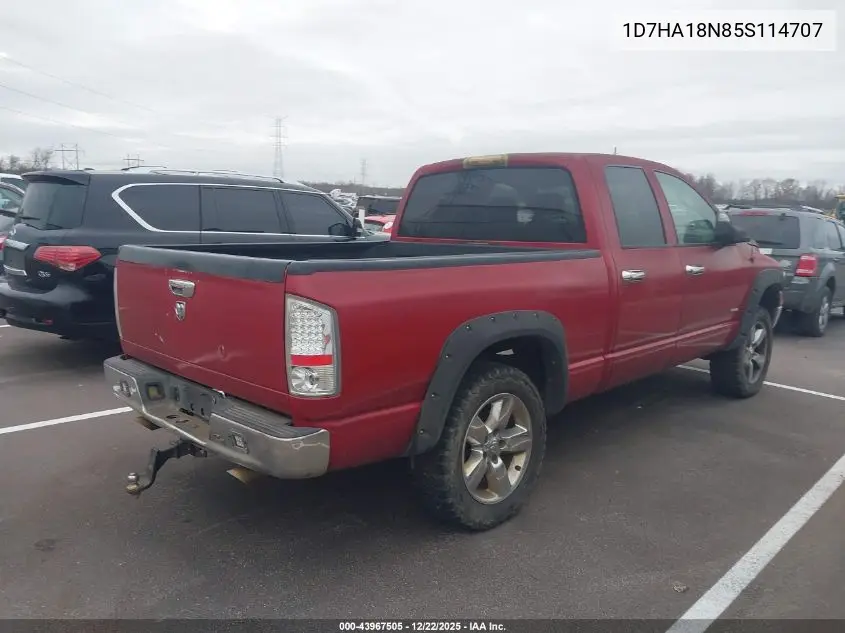 1D7HA18N85S114707 2005 Dodge Ram 1500 Slt/Laramie