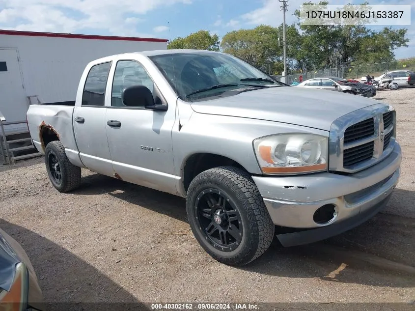 2006 Dodge Ram 1500 Slt VIN: 1D7HU18N46J153387 Lot: 40302162