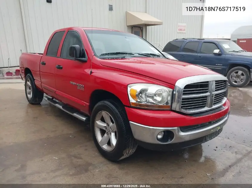 1D7HA18N76S717519 2006 Dodge Ram 1500 Slt