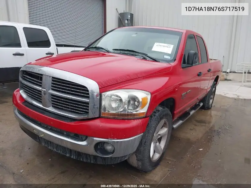 1D7HA18N76S717519 2006 Dodge Ram 1500 Slt