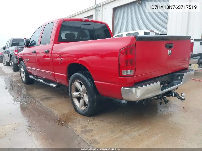 1D7HA18N76S717519 2006 Dodge Ram 1500 Slt