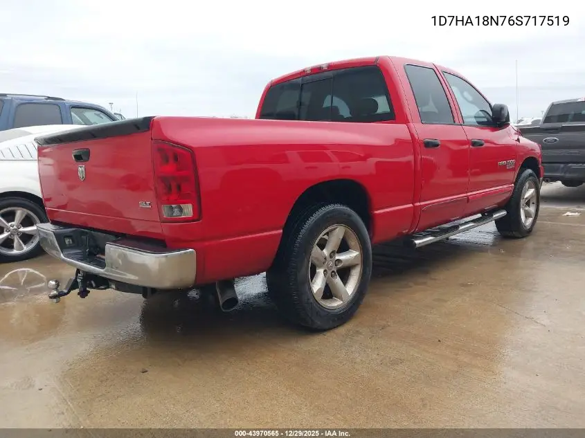 1D7HA18N76S717519 2006 Dodge Ram 1500 Slt