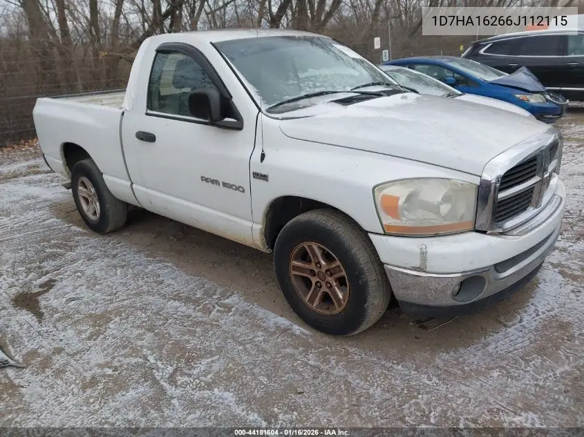 1D7HA16266J112115 2006 Dodge Ram 1500 Slt