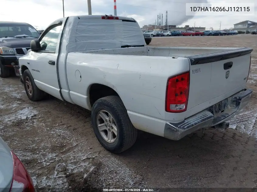 1D7HA16266J112115 2006 Dodge Ram 1500 Slt