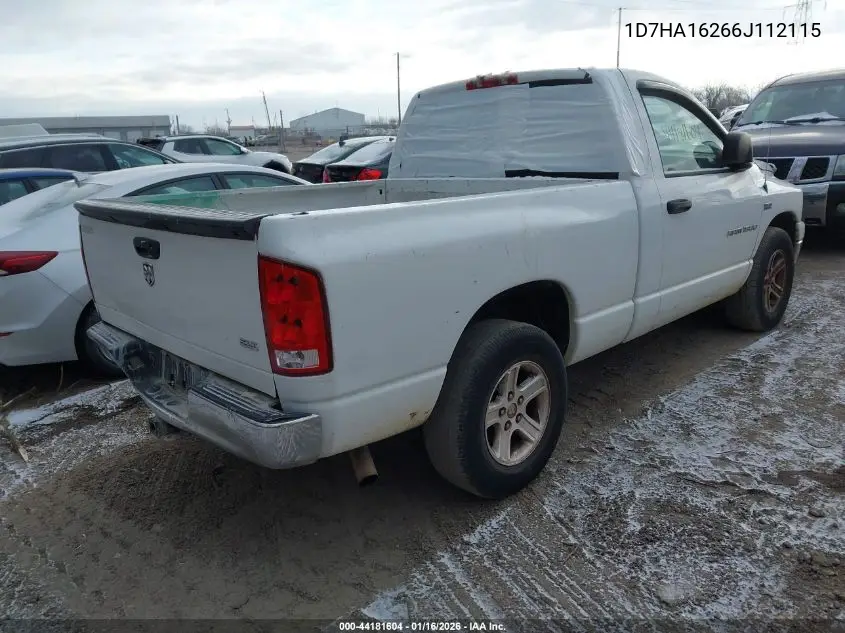 1D7HA16266J112115 2006 Dodge Ram 1500 Slt