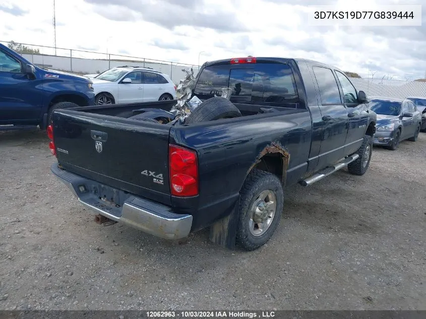 3D7KS19D77G839444 2007 Dodge Ram 1500