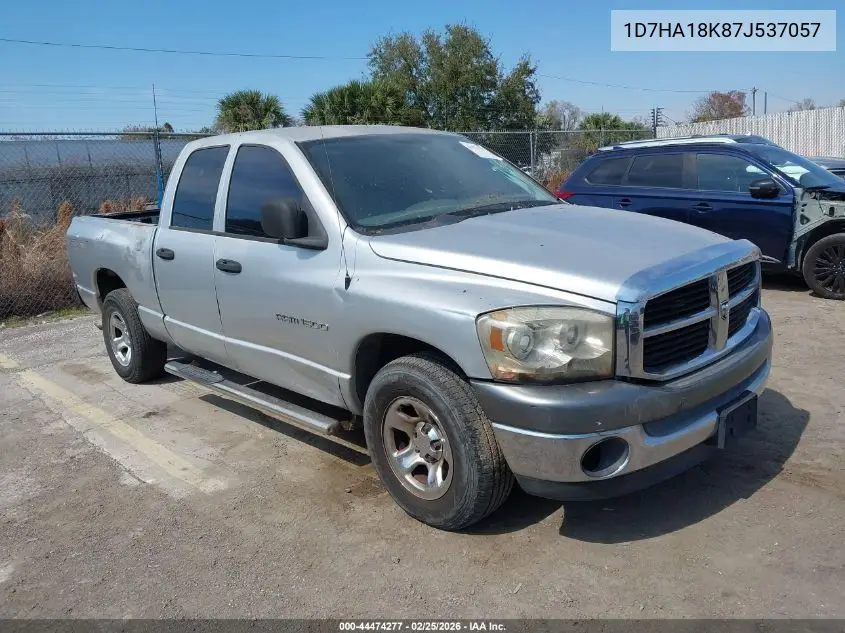 1D7HA18K87J537057 2007 Dodge Ram 1500 St