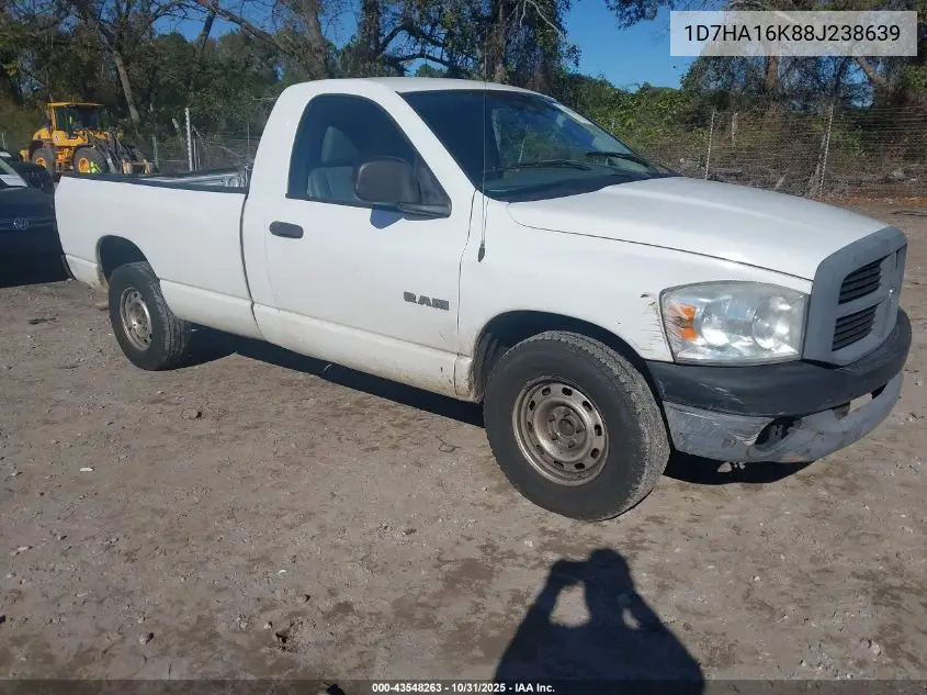1D7HA16K88J238639 2008 Dodge Ram 1500 St/Sxt