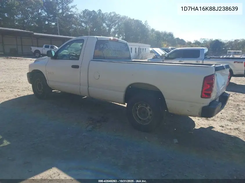 1D7HA16K88J238639 2008 Dodge Ram 1500 St/Sxt