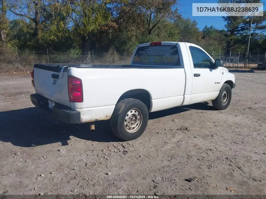 1D7HA16K88J238639 2008 Dodge Ram 1500 St/Sxt