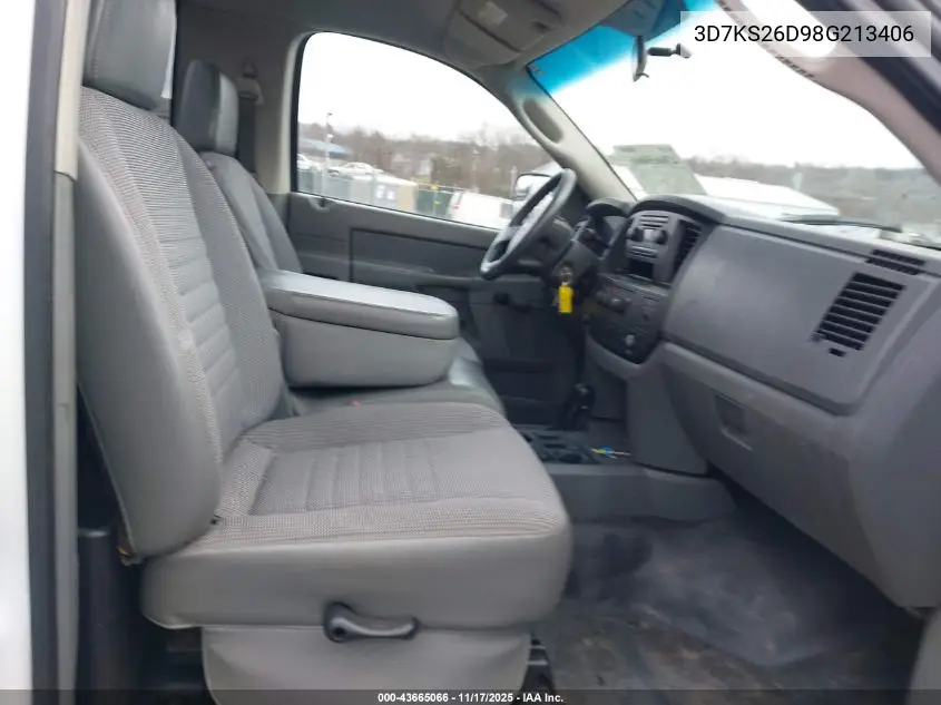 3D7KS26D98G213406 2008 Dodge Ram 2500 St/Sxt