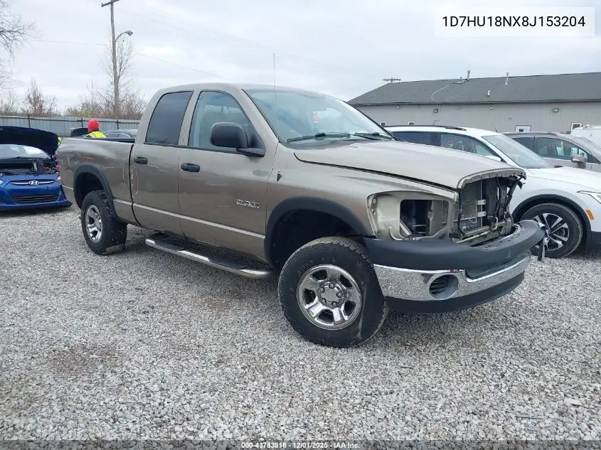 1D7HU18NX8J153204 2008 Dodge Ram 1500 St/Sxt