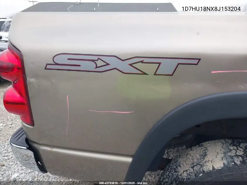 1D7HU18NX8J153204 2008 Dodge Ram 1500 St/Sxt