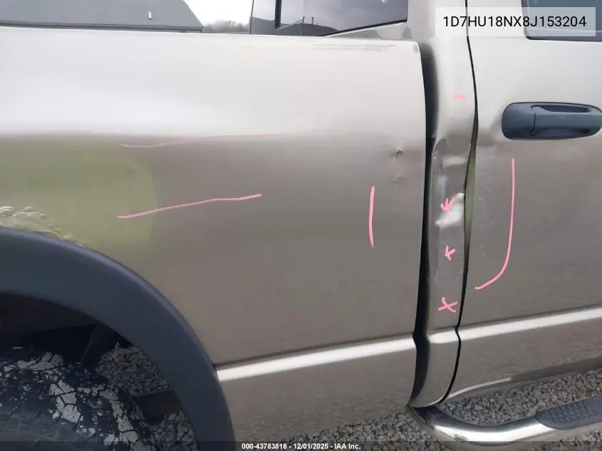 1D7HU18NX8J153204 2008 Dodge Ram 1500 St/Sxt