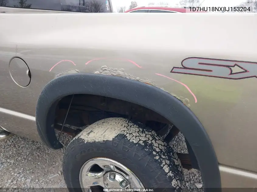 1D7HU18NX8J153204 2008 Dodge Ram 1500 St/Sxt