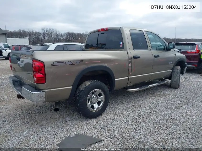 1D7HU18NX8J153204 2008 Dodge Ram 1500 St/Sxt