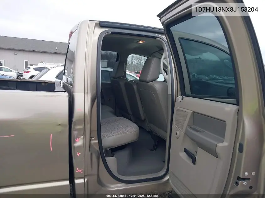 1D7HU18NX8J153204 2008 Dodge Ram 1500 St/Sxt