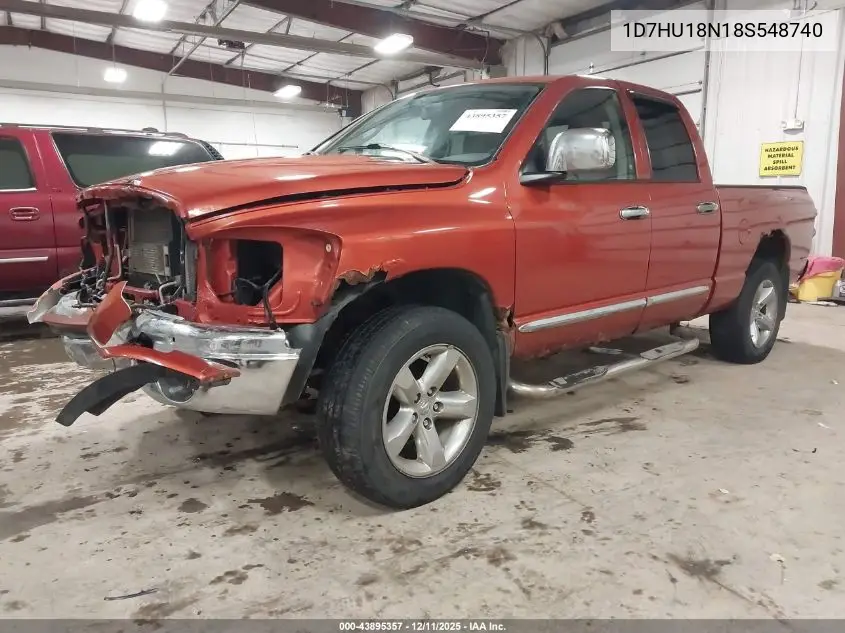 1D7HU18N18S548740 2008 Dodge Ram 1500 Slt