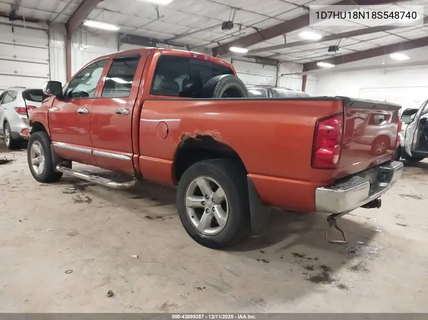1D7HU18N18S548740 2008 Dodge Ram 1500 Slt