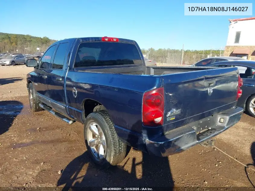1D7HA18N08J146027 2008 Dodge Ram 1500 Slt