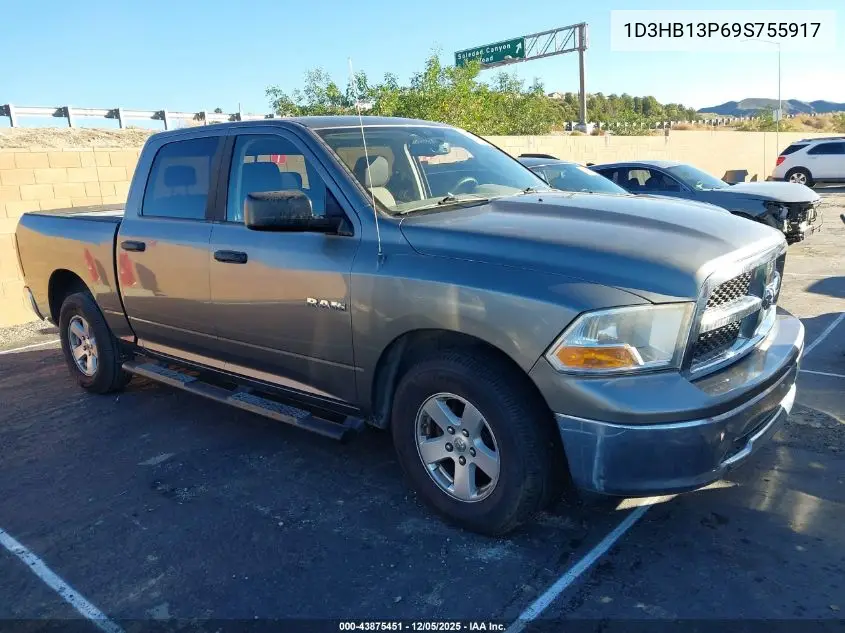 1D3HB13P69S755917 2009 Dodge Ram 1500 Slt/Sport/Trx