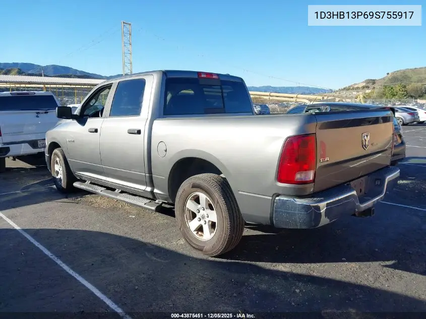 1D3HB13P69S755917 2009 Dodge Ram 1500 Slt/Sport/Trx