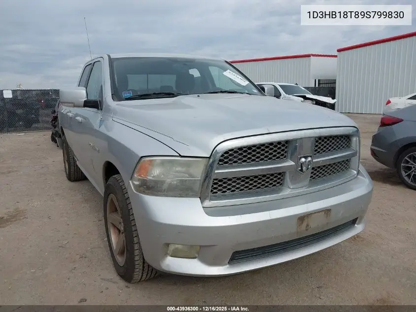 1D3HB18T89S799830 2009 Dodge Ram 1500 Slt/Sport/Trx