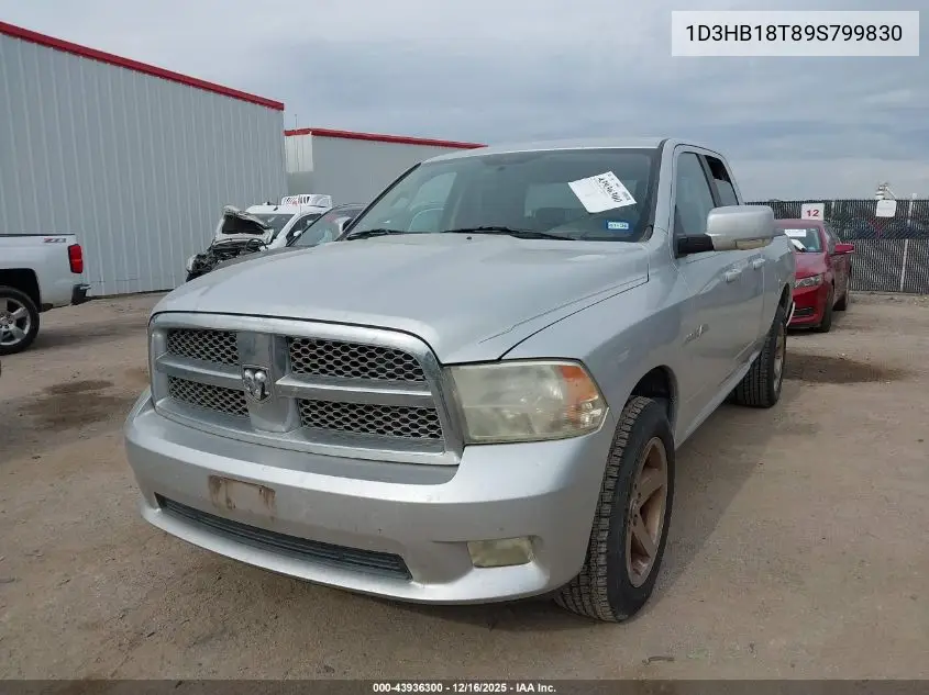 1D3HB18T89S799830 2009 Dodge Ram 1500 Slt/Sport/Trx