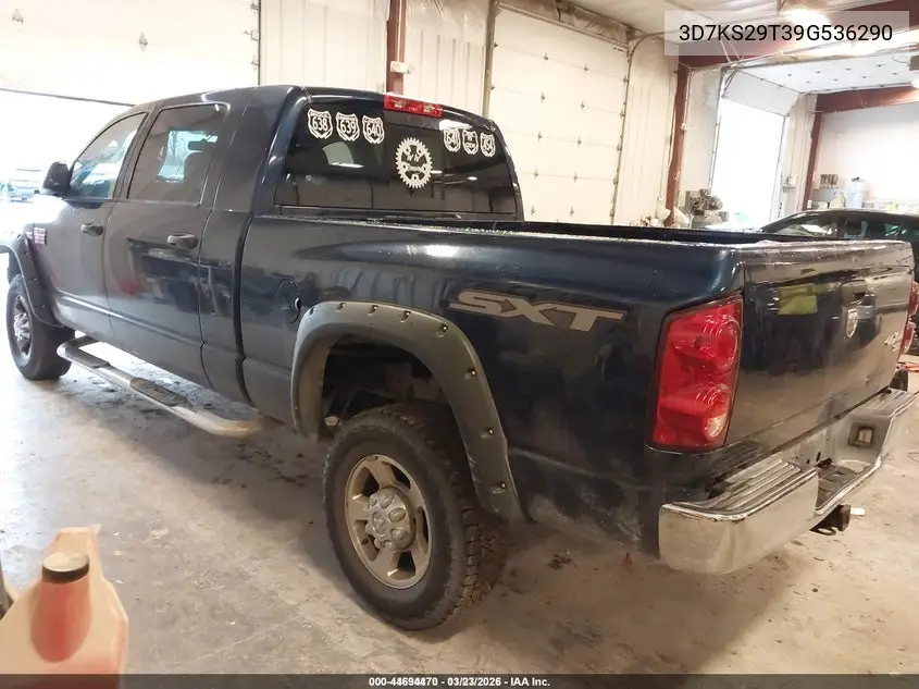 3D7KS29T39G536290 2009 Dodge Ram 2500 Sxt/Slt