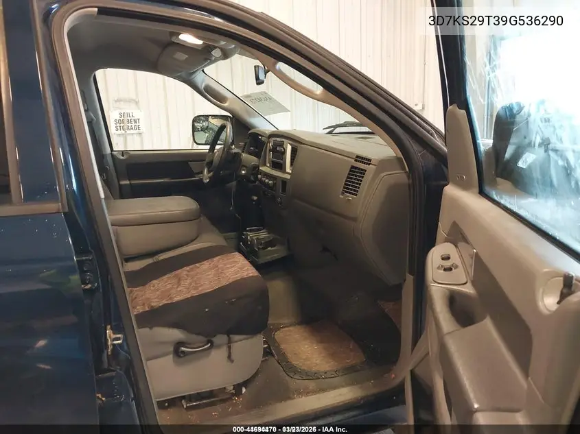 3D7KS29T39G536290 2009 Dodge Ram 2500 Sxt/Slt