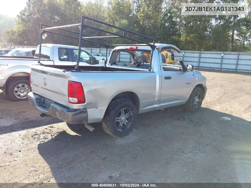 3D7JB1EK1AG131343 2010 Dodge Ram 1500 St