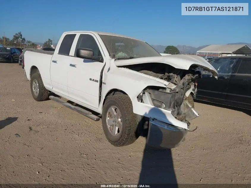 1D7RB1GT7AS121871 2010 Dodge Ram 1500 Slt/Sport/Trx