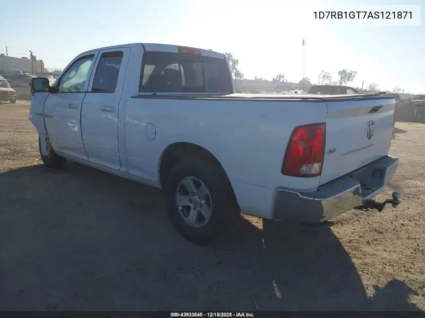 1D7RB1GT7AS121871 2010 Dodge Ram 1500 Slt/Sport/Trx