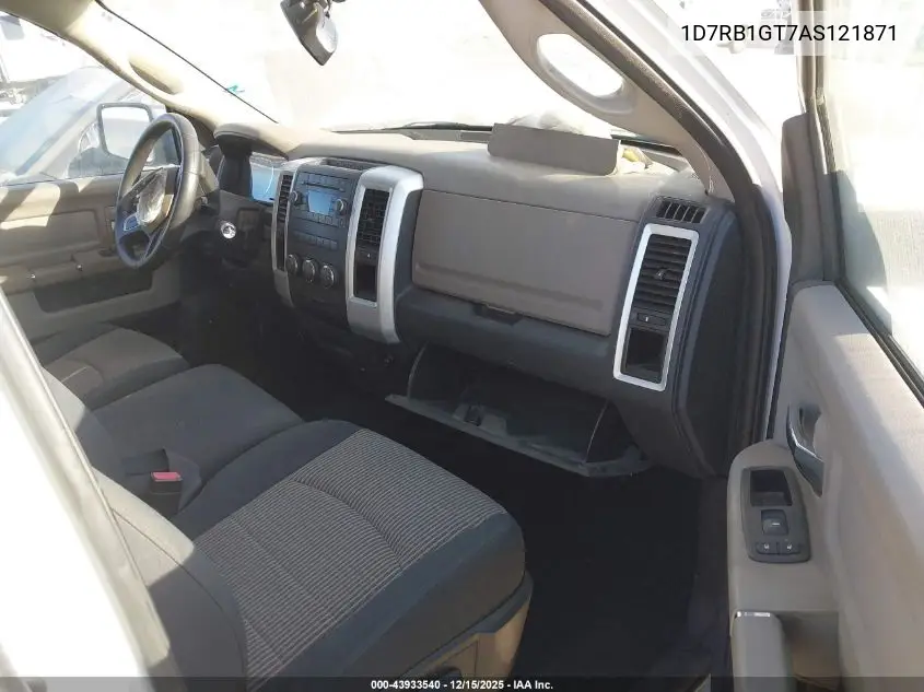 1D7RB1GT7AS121871 2010 Dodge Ram 1500 Slt/Sport/Trx