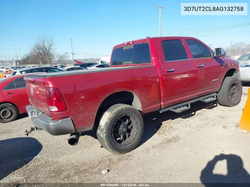3D7UT2CL8AG132758 2010 Dodge Ram 2500 Slt