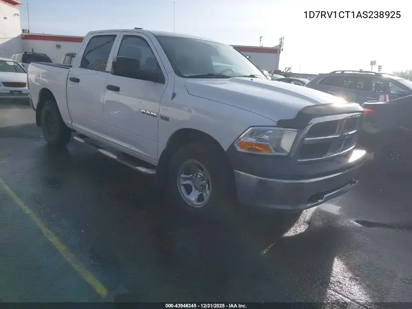 1D7RV1CT1AS238925 2010 Dodge Ram 1500 St