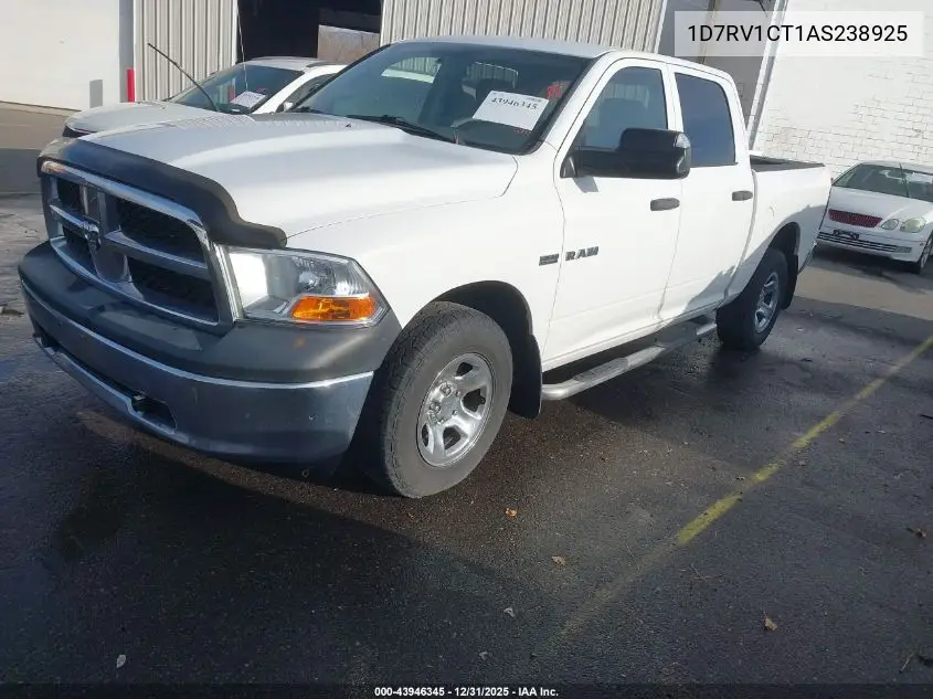 1D7RV1CT1AS238925 2010 Dodge Ram 1500 St