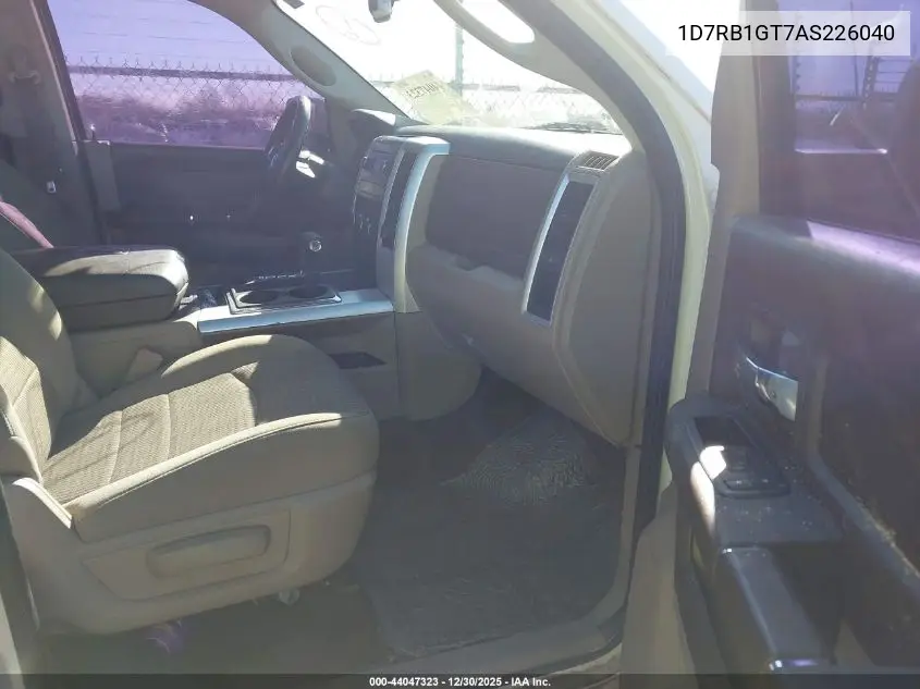 1D7RB1GT7AS226040 2010 Dodge Ram 1500 Slt/Sport/Trx
