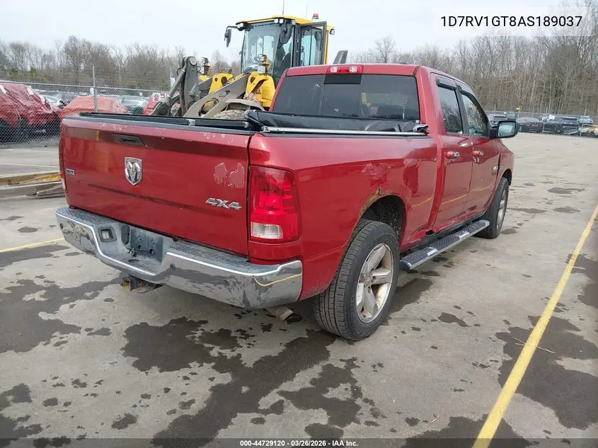 1D7RV1GT8AS189037 2010 Dodge Ram 1500 Slt/Sport/Trx