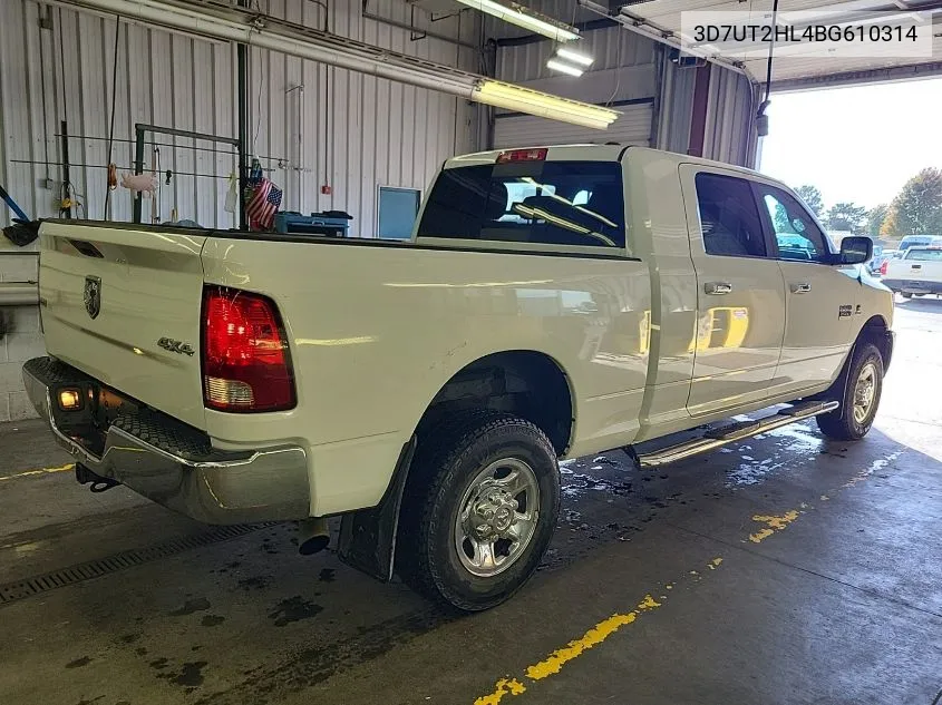 3D7UT2HL4BG610314 2011 Dodge Ram 2500