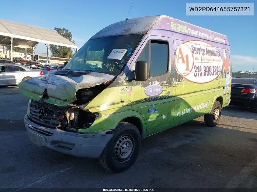 WD2PD644655757321 2005 Dodge Sprinter Van 2500 Shc