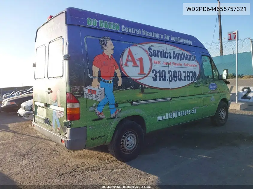 WD2PD644655757321 2005 Dodge Sprinter Van 2500 Shc