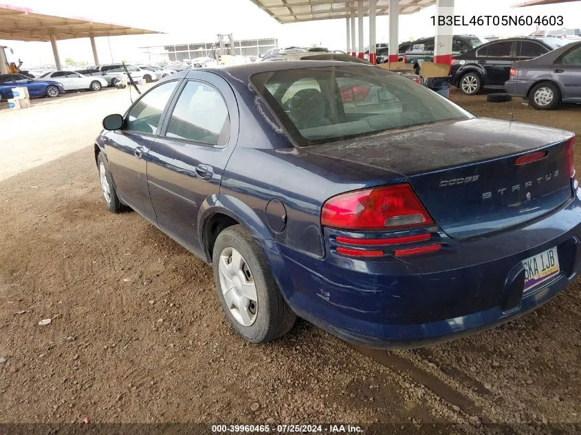 1B3EL46T05N604603 2005 Dodge Stratus Sxt